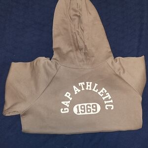 GAP Tan Hoodie with White Logo